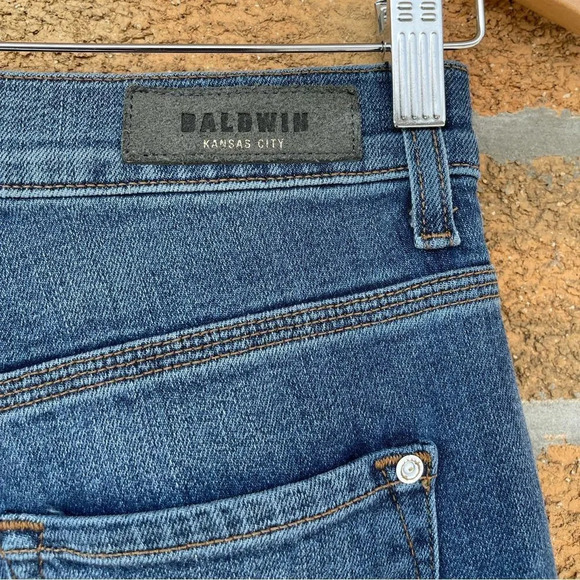 Baldwin denim willow mid-rise flare jeans 26 - Picture 6 of 13